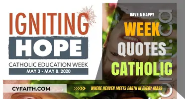 Happy Week: Catholic Quotes for Positivity