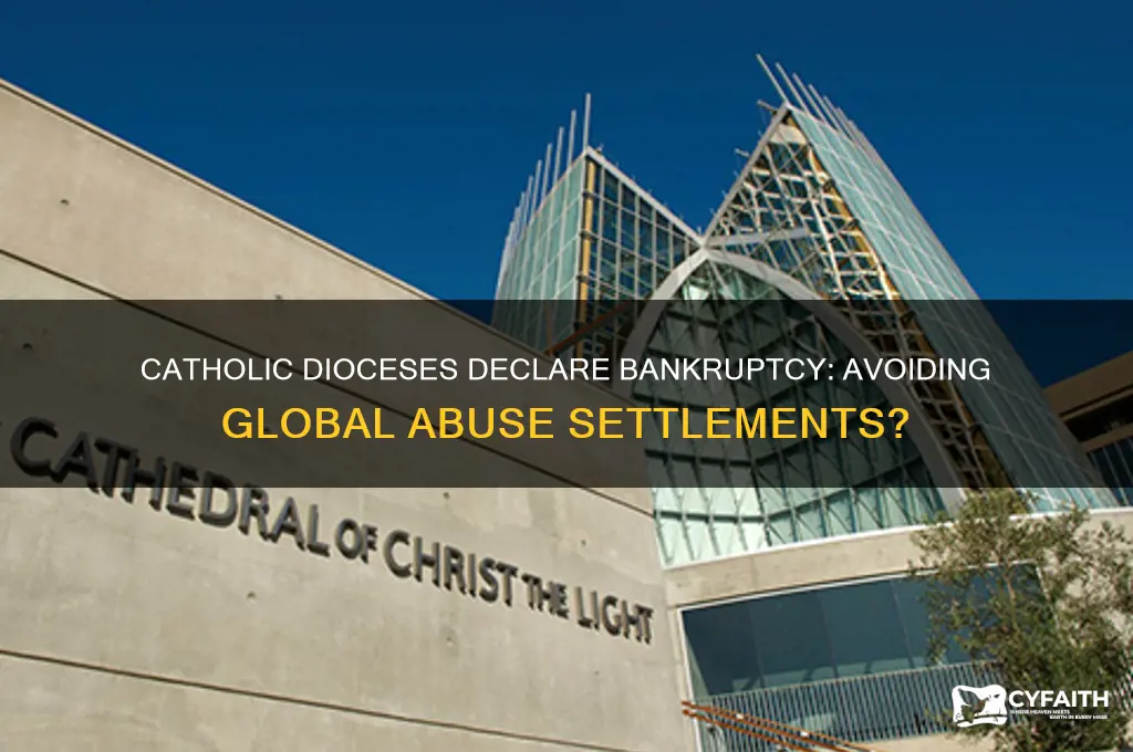 have catholic diocese declared bankruptcy to avoid paying settlements worldwide
