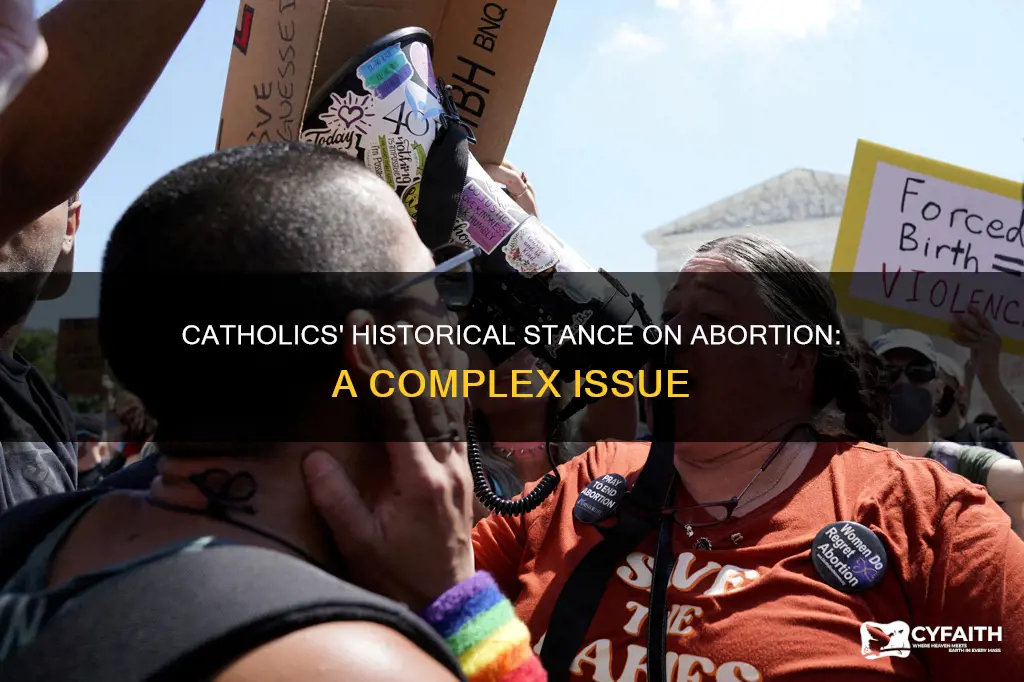 have catholics always been against abortion