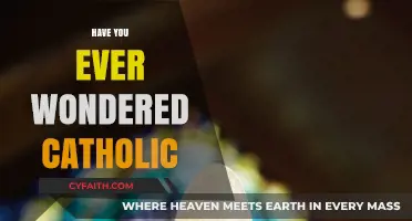 Have You Ever Wondered About Catholic Traditions and Beliefs?
