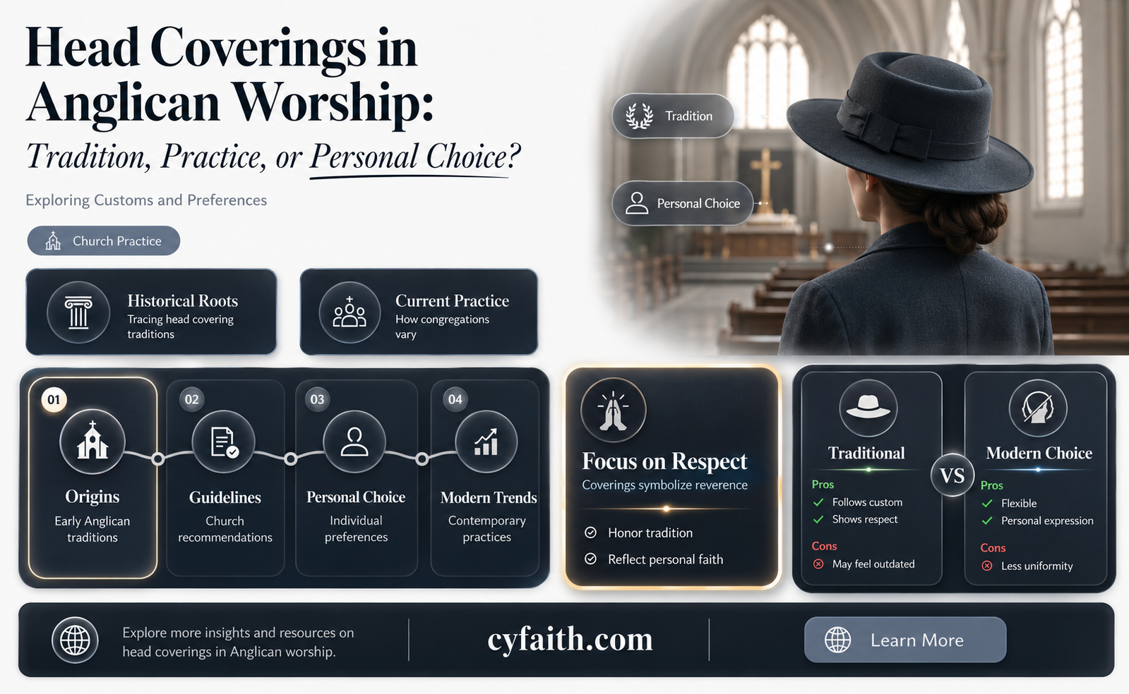 are head coverings required in anglican church