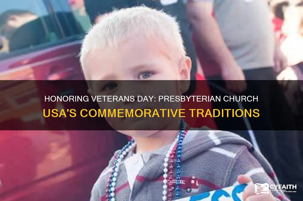 how a church commemorates veterans day presbyterian church usa