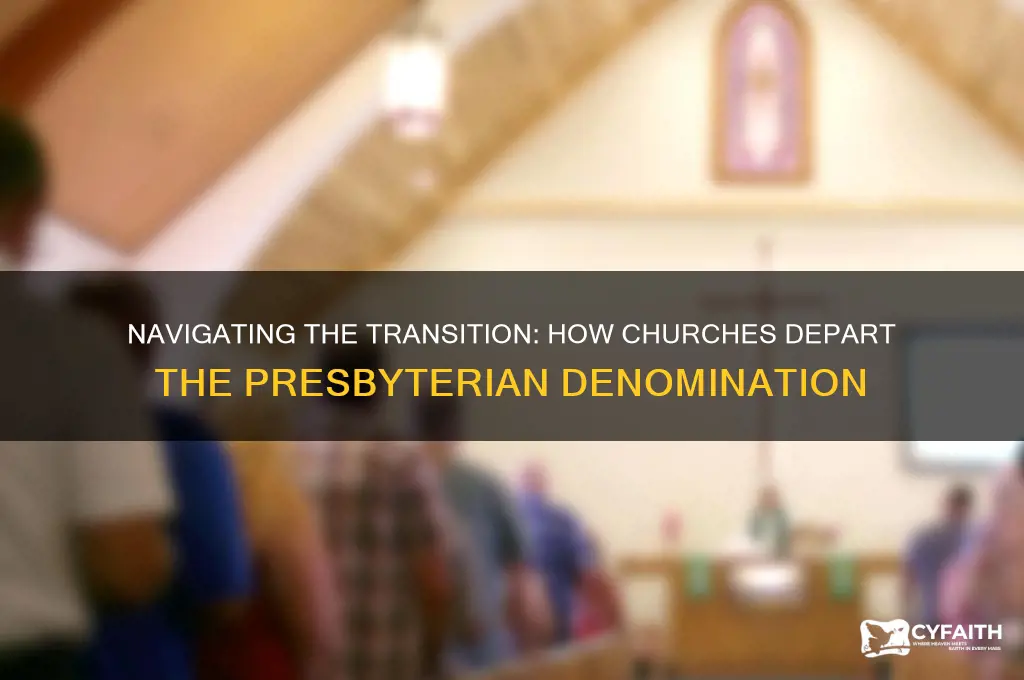 how a church leave the presbyterian church