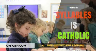 Exploring the Syllable Count in the Word 'Catholic': A Linguistic Breakdown