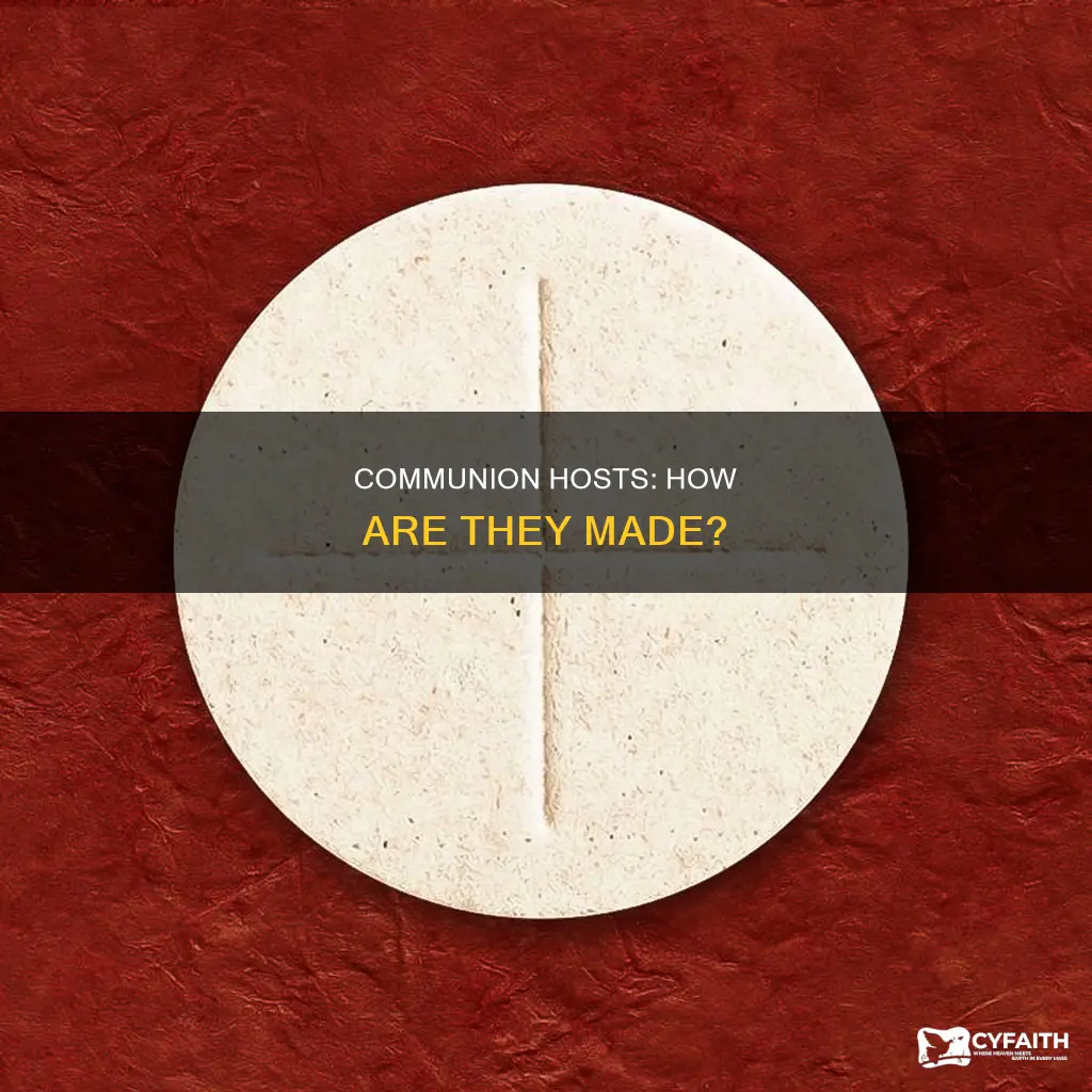 how are catholic communion hosts made