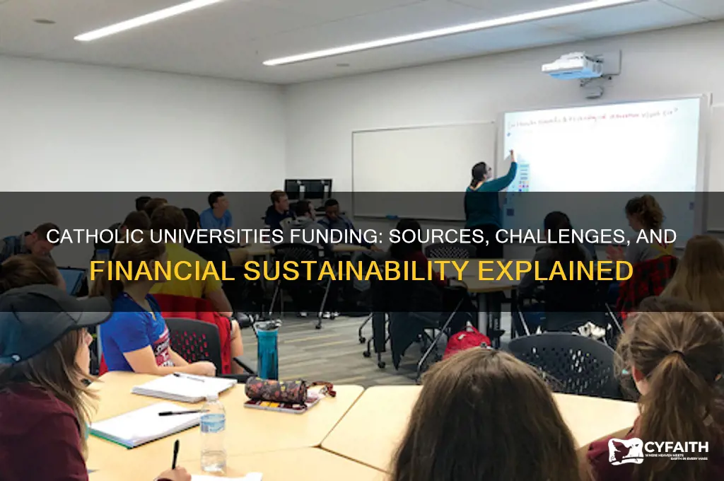 how are catholic universities funded