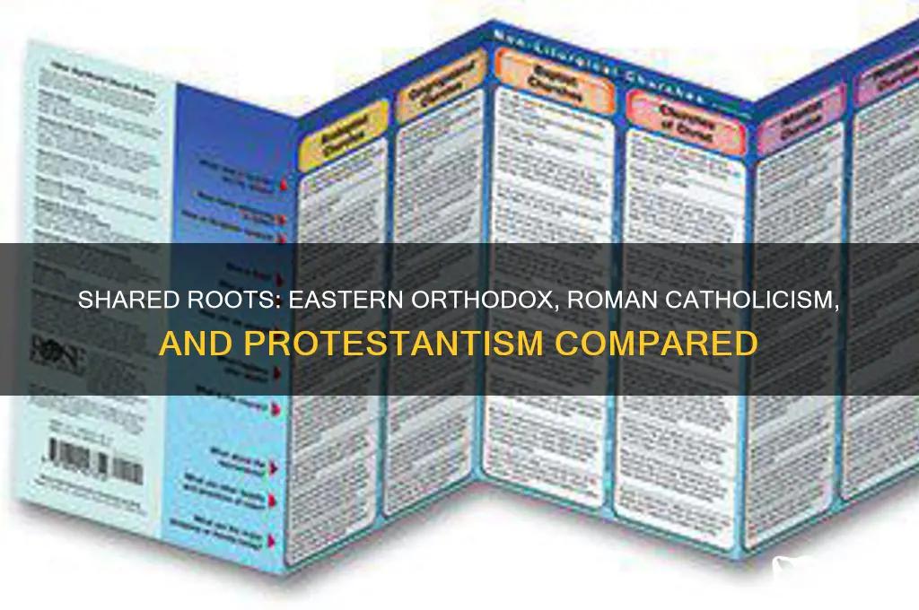 how are eastern orthodox roman catholicism and protestantism similar