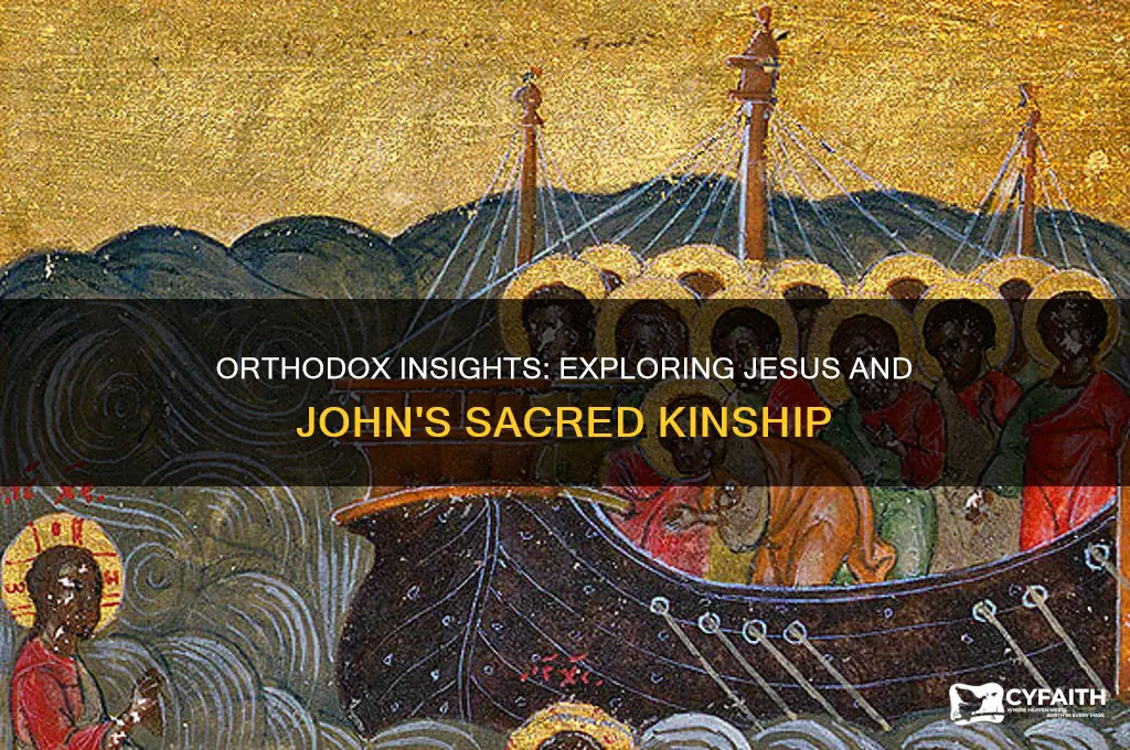 how are jesus and john related orthodox