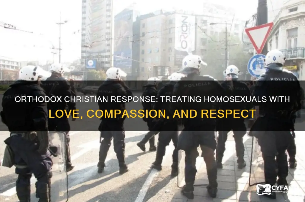 how are orthodox christians to treat homosexuals