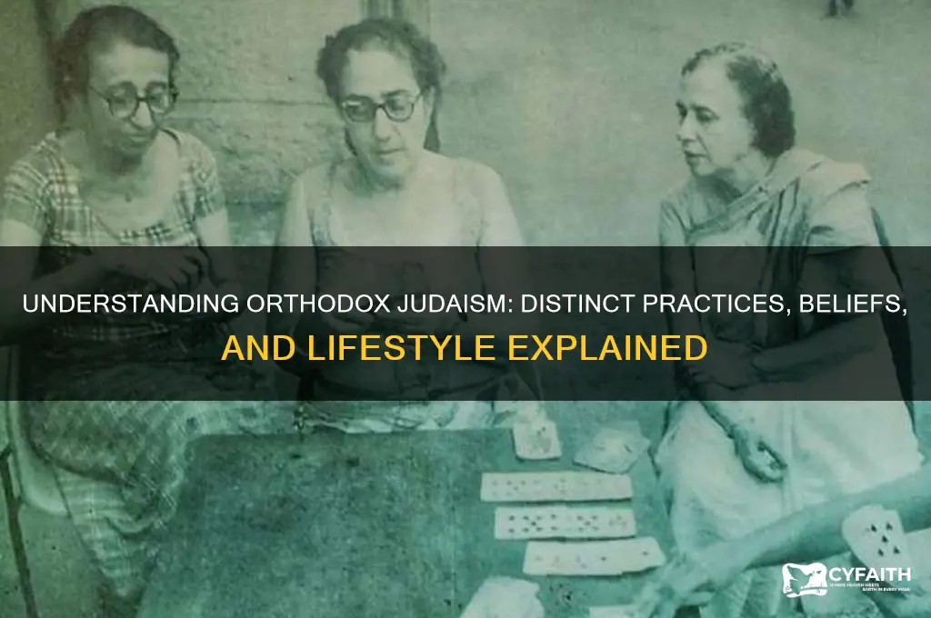 how are orthodox jews different