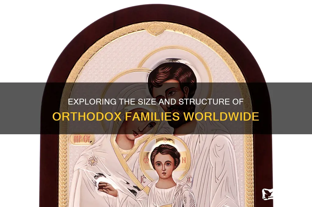 how big are orthodox families