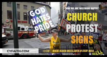 Unveiling the Dimensions: Westboro Baptist Church Protest Signs Exposed