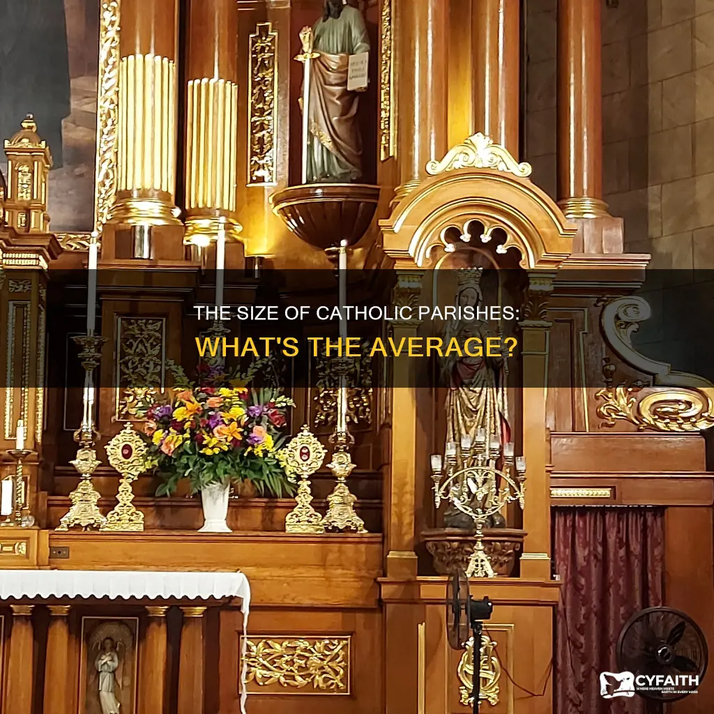 how big is a catholic parish