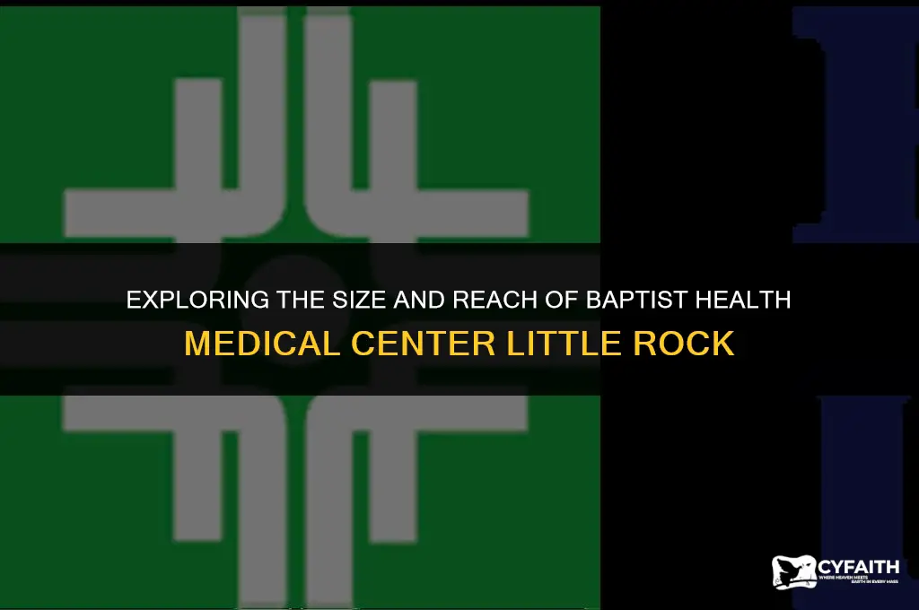 how big is baptist health medical center little rock