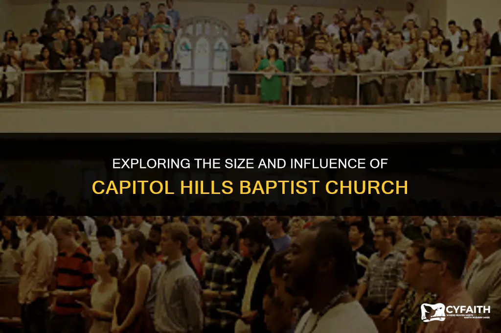 how big is capitol hills baptist church