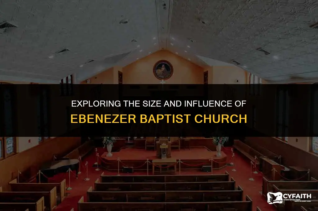 how big is ebenezer baptist church