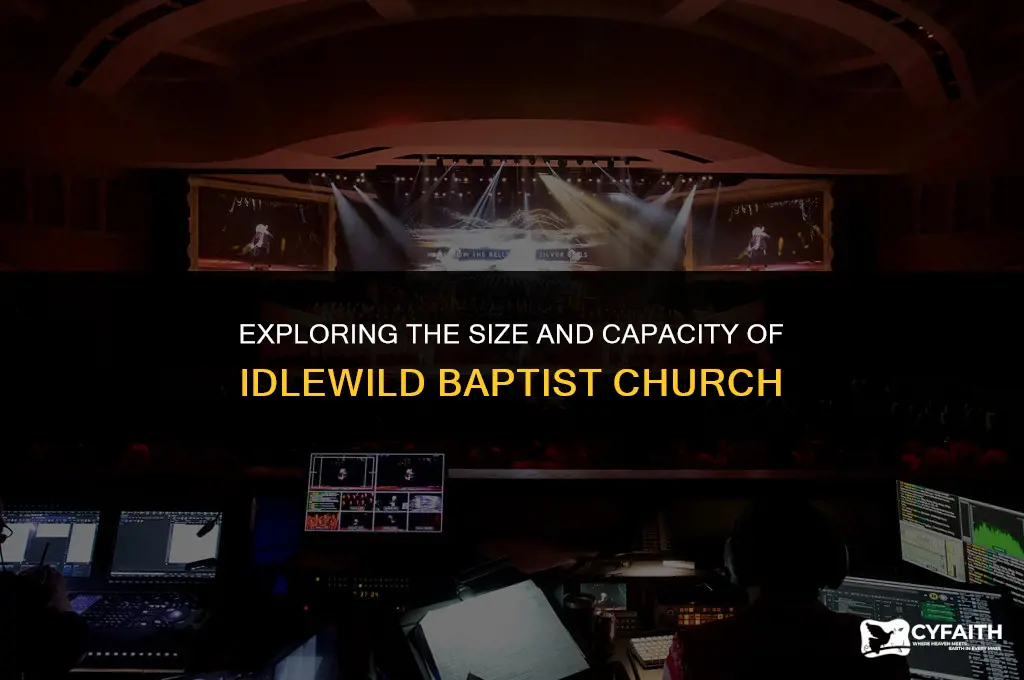 how big is idlewild baptist church