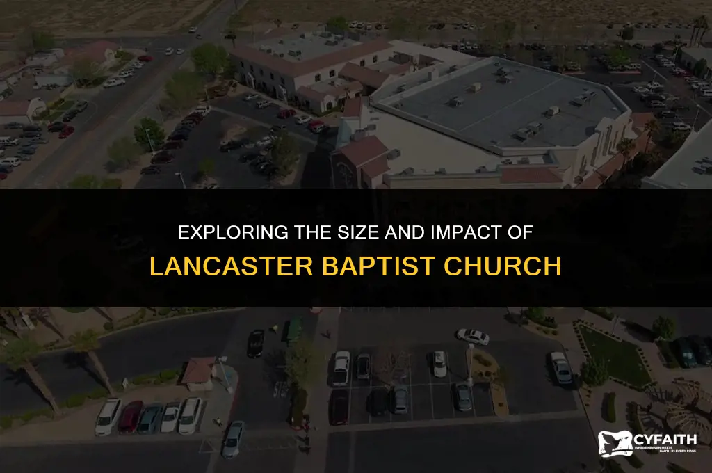 how big is lancaster baptist church