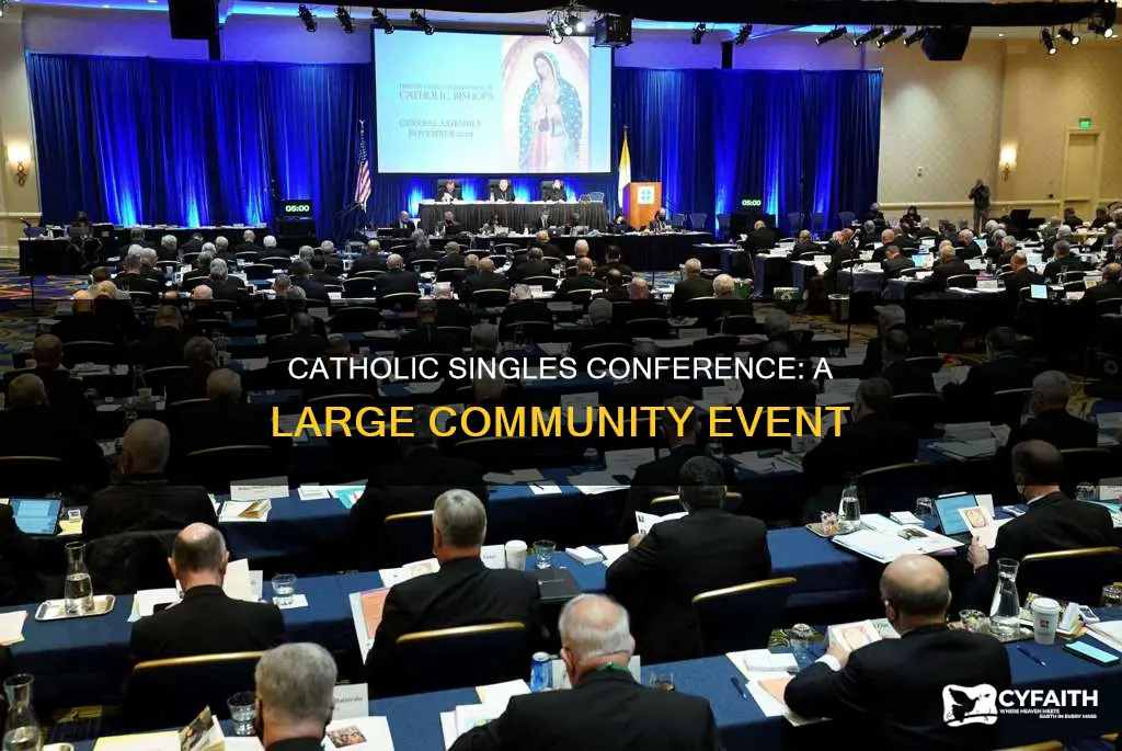 how big is national catholic singles conferenc