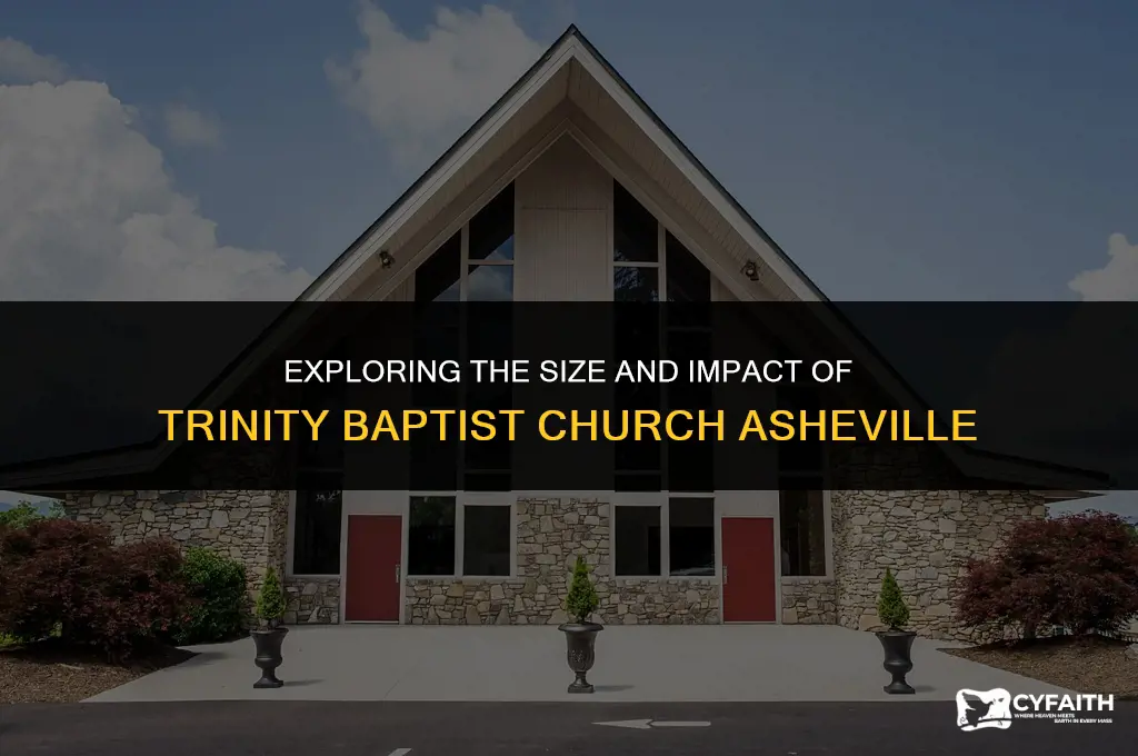 how big is trinity baptist church asheville