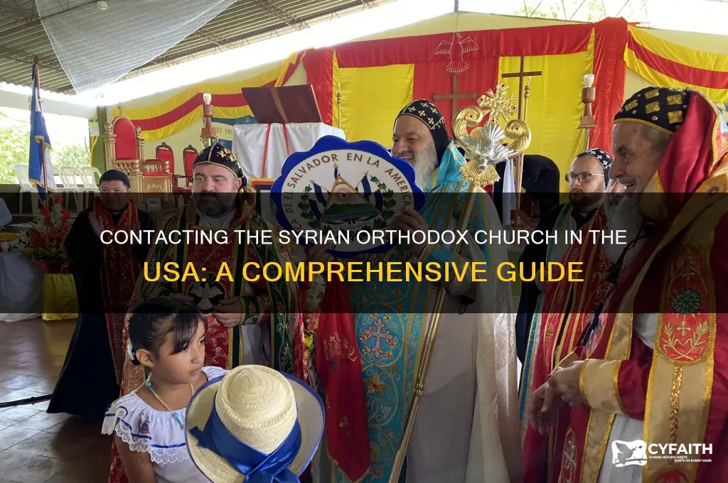 how can i contact to syrian orthodox usa