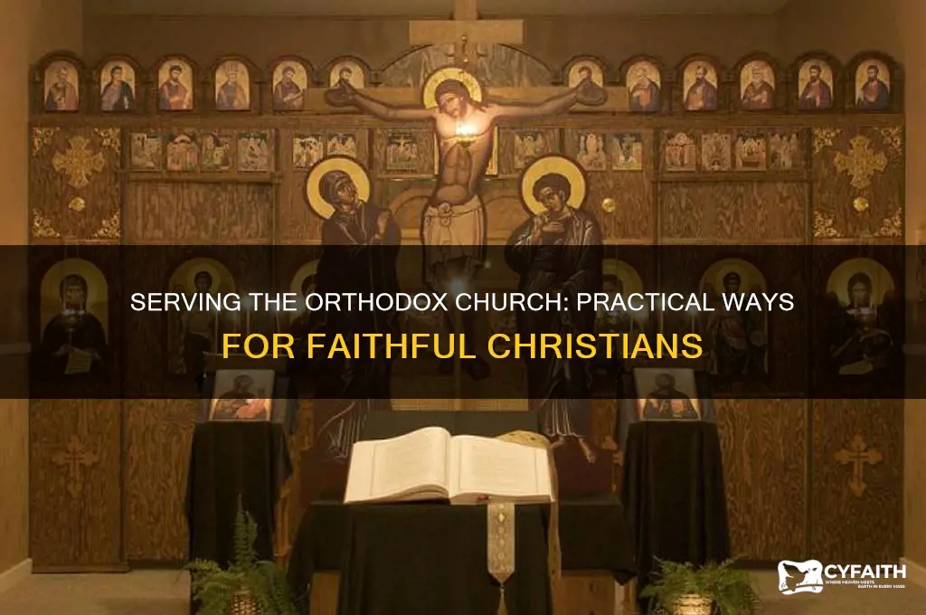 how can orthodox christians offer service to the church