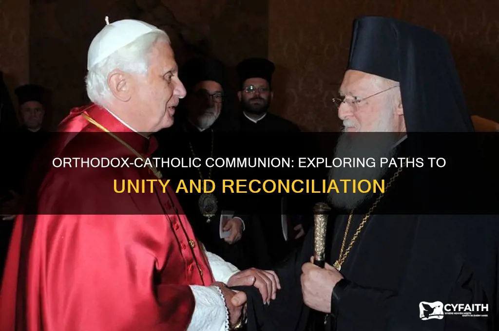 how can orthodox communion with catholics