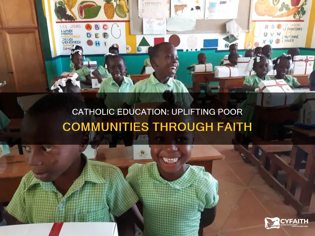 how catholic education is implemented in poor communities