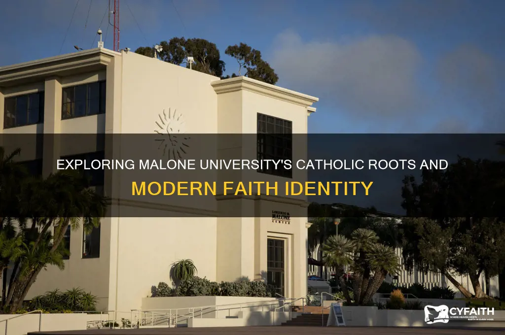 how catholic is malone university