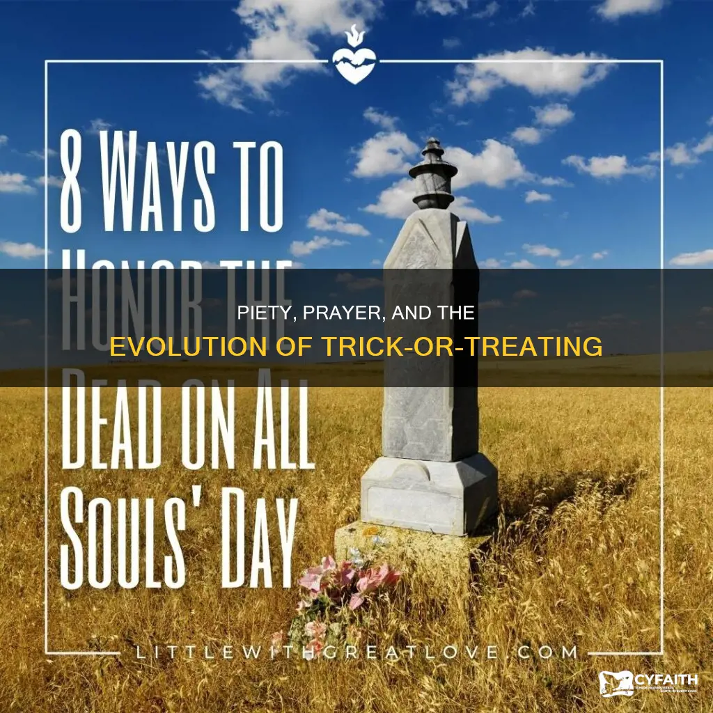 how catholic piety led to trick or treating