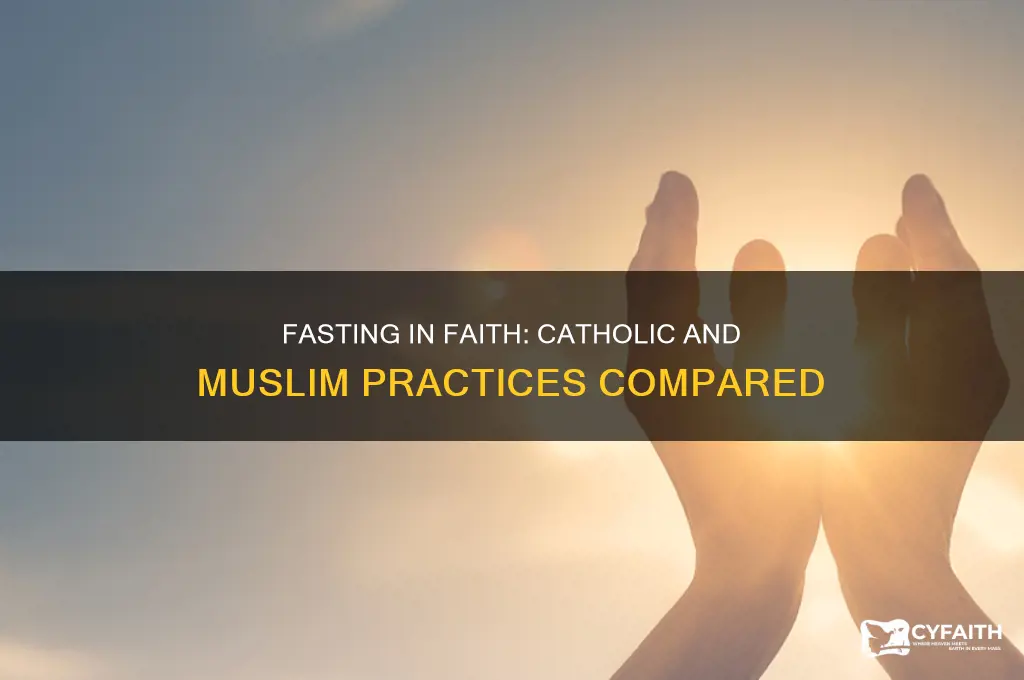 how catholics and muslims fast