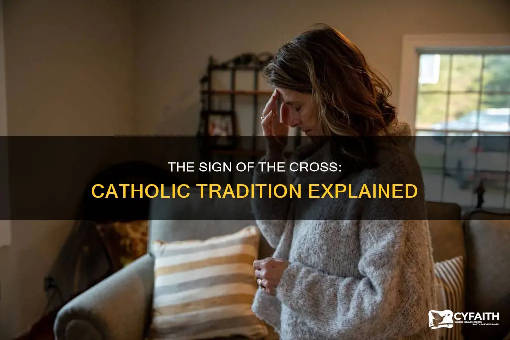 how catholics make the sign of the cross