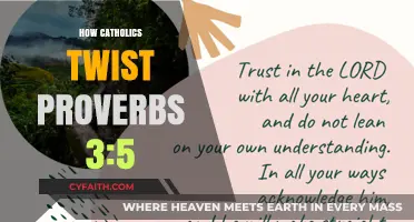 Catholics' Misinterpretation of Proverbs 3:5