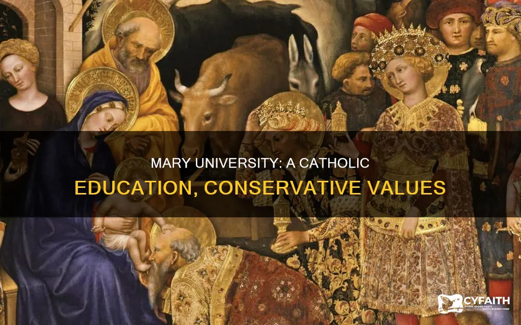 how conservative catholic is university of mary