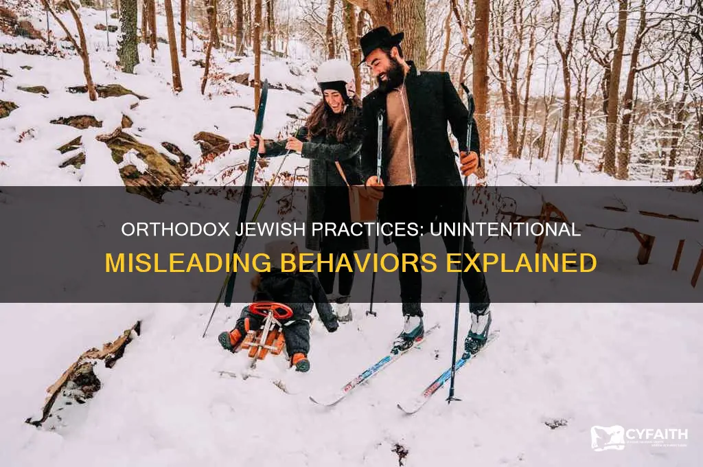 how could practicing orthodox jew can misleas