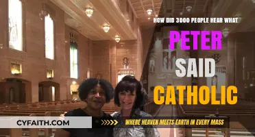 Peter's Catholic Message: How 3000 People Heard and Responded