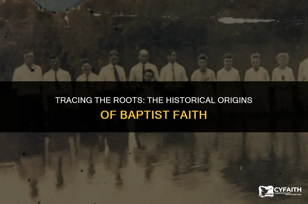 how did baptists originate