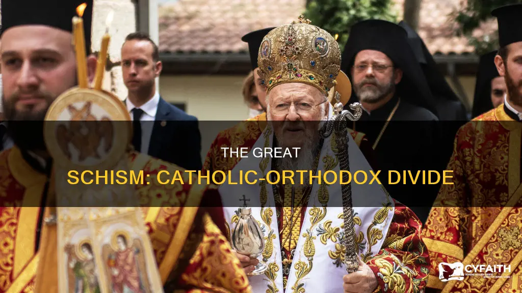 how did catholic and orthodox split