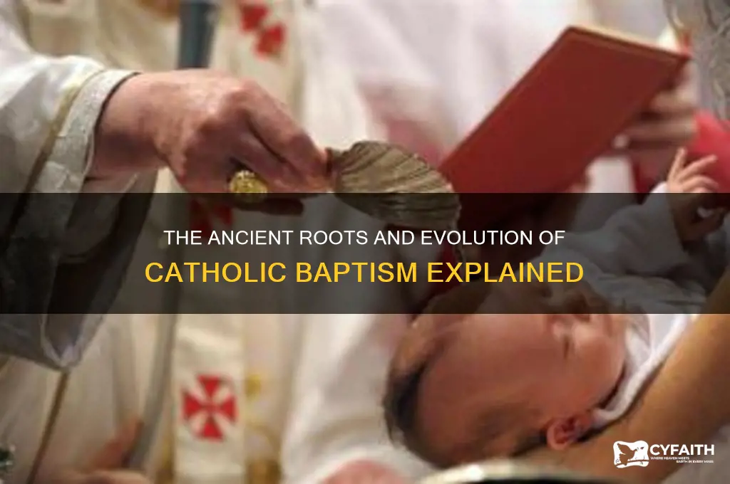 how did catholic baptism originate