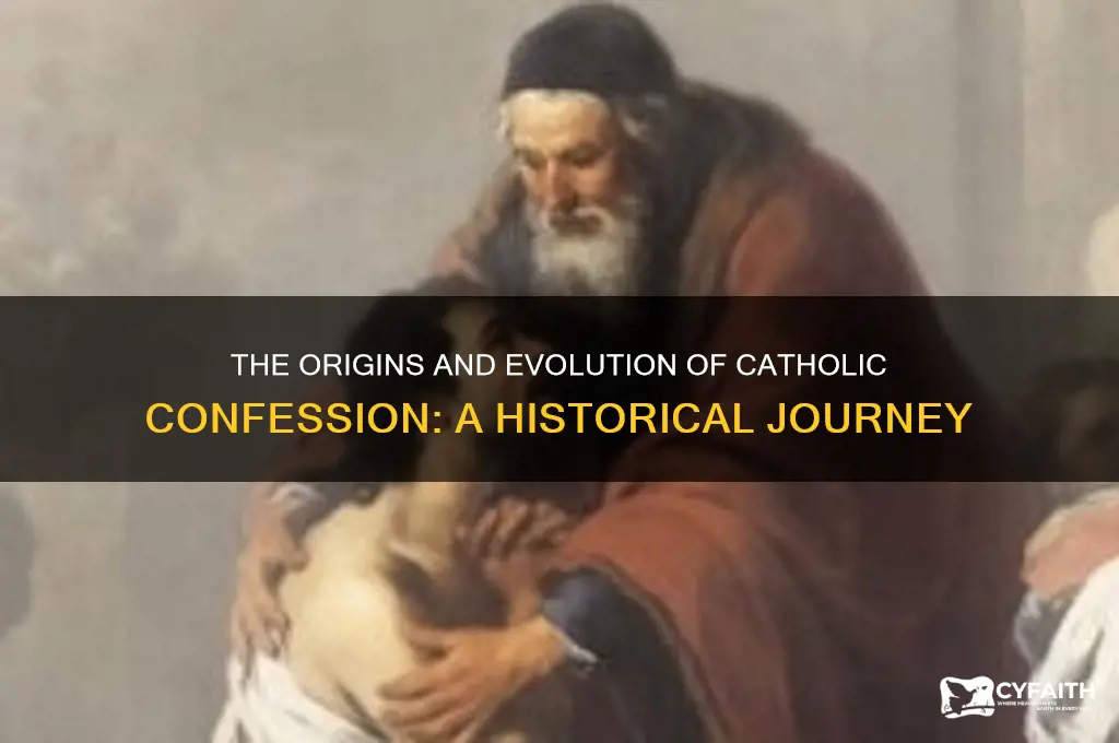how did catholic confession begin