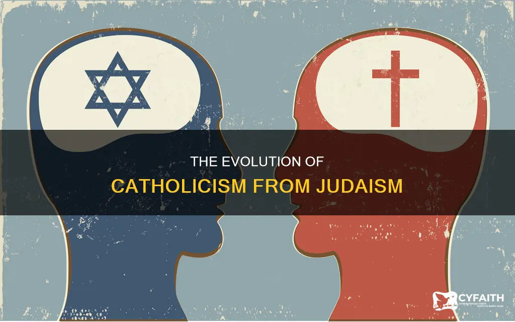 how did catholics come from jews