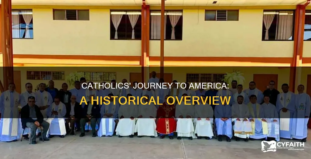 how did catholics come to america