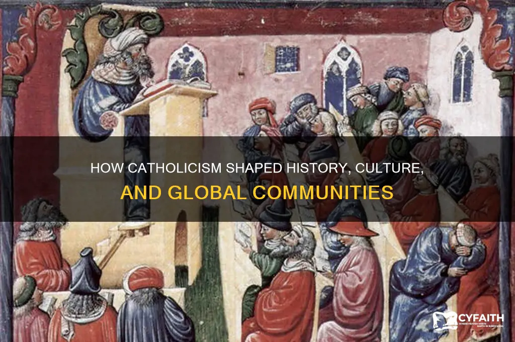 how did catholism help