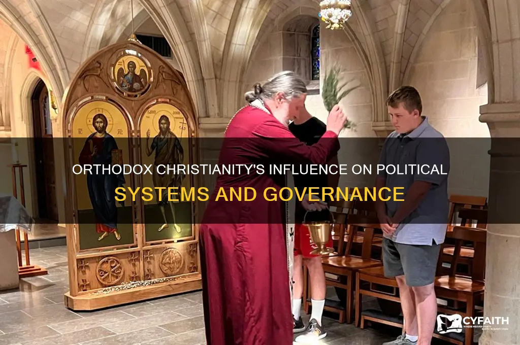 how did christian orthodox church affect governments