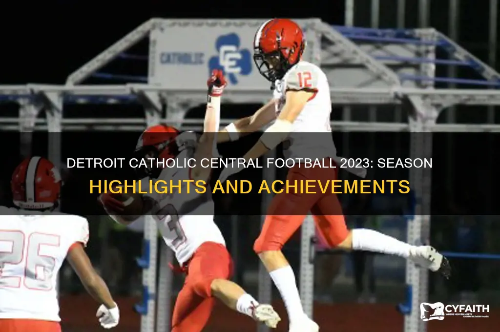 how did detroit catholic central do this year in football