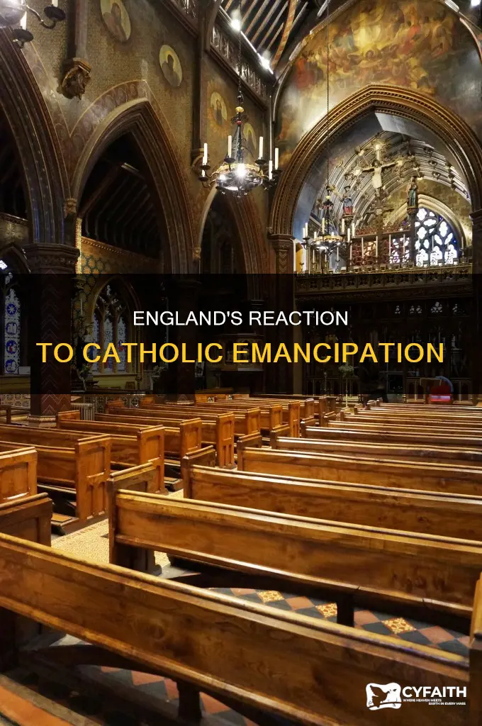 how did england respond to catholic relief act