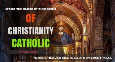 False Teachings' Impact on Catholic Christianity's Historical Growth and Unity