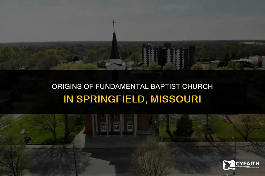 how did fundamental baptist church get started in springfield missouri