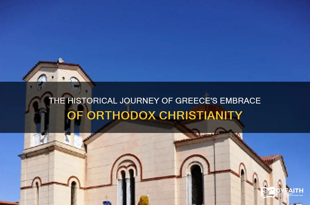 how did greece become orthodox