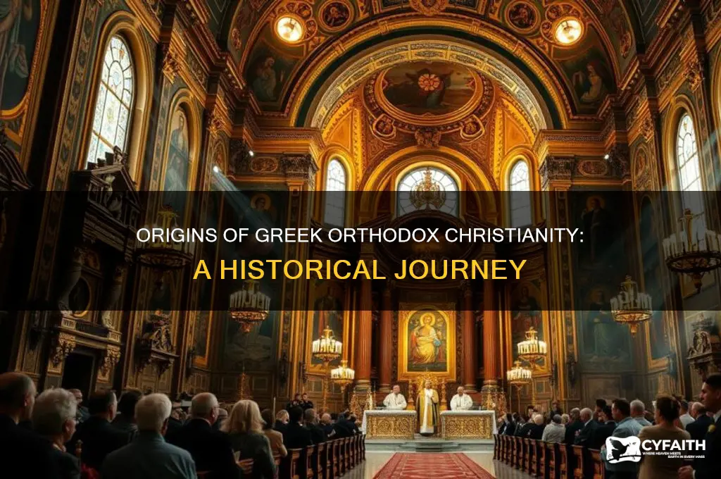 how did greek orthodox start